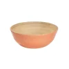 Bambus-Schüssel flach 18x7cm, apricot