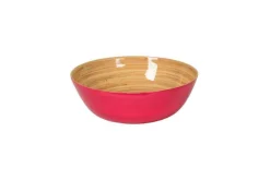 Bambus Schüssel flach 30X10 fuchsia