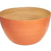 Bambus-Schüssel 30x18cm, apricot