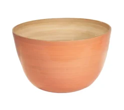 Bambus-Schüssel 26x16cm, apricot