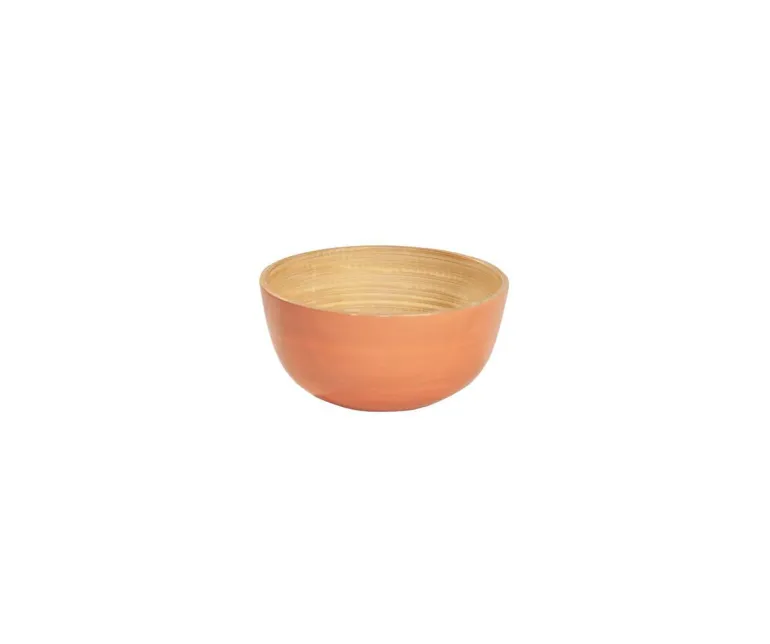 Bambus-Schüssel 10x5cm, apricot