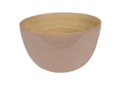 Bambus-Schüssel 26x16cm, puder