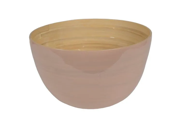 Bambus-Schüssel 26x16cm, puder