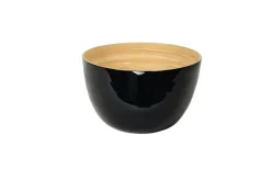 Bambus-Schüssel 26x16, schwarz