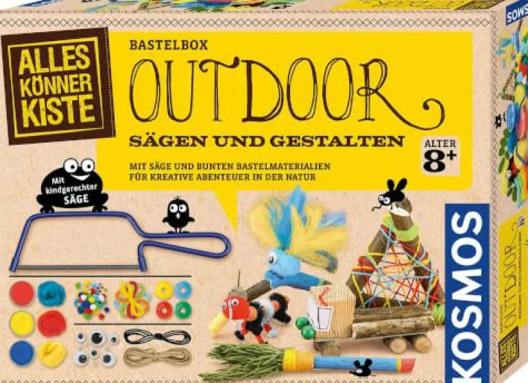Bastelbox: Outdoor: Sägen und Gestalten - Mit Säge