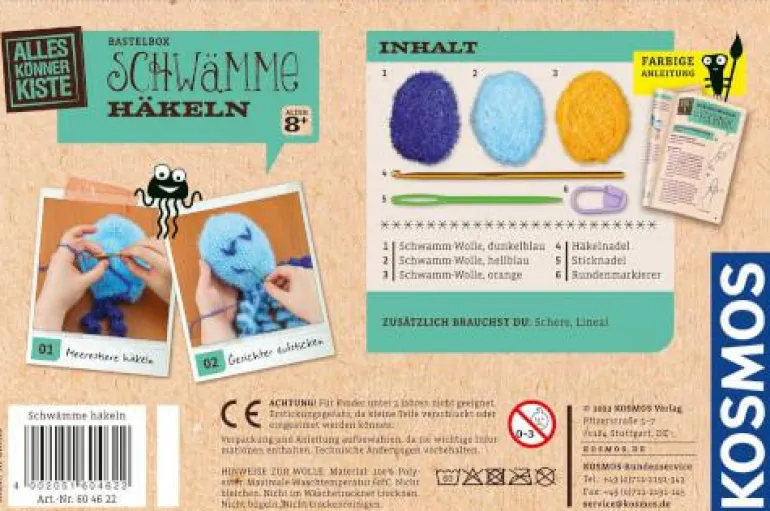 Bastelbox: Schwämme häkeln - Dusch-Schwämme für de