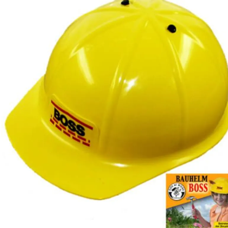 Bauhelm Boss, gelb ca.20cm