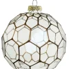 Baumschmuck Rhombus gold-weiß, 10cm