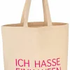 Baumwolltasche "Ich hasse einkaufen" 40x39x9cm
