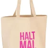 Baumwolltasche "Halt mal kurz" 40x39x9cm