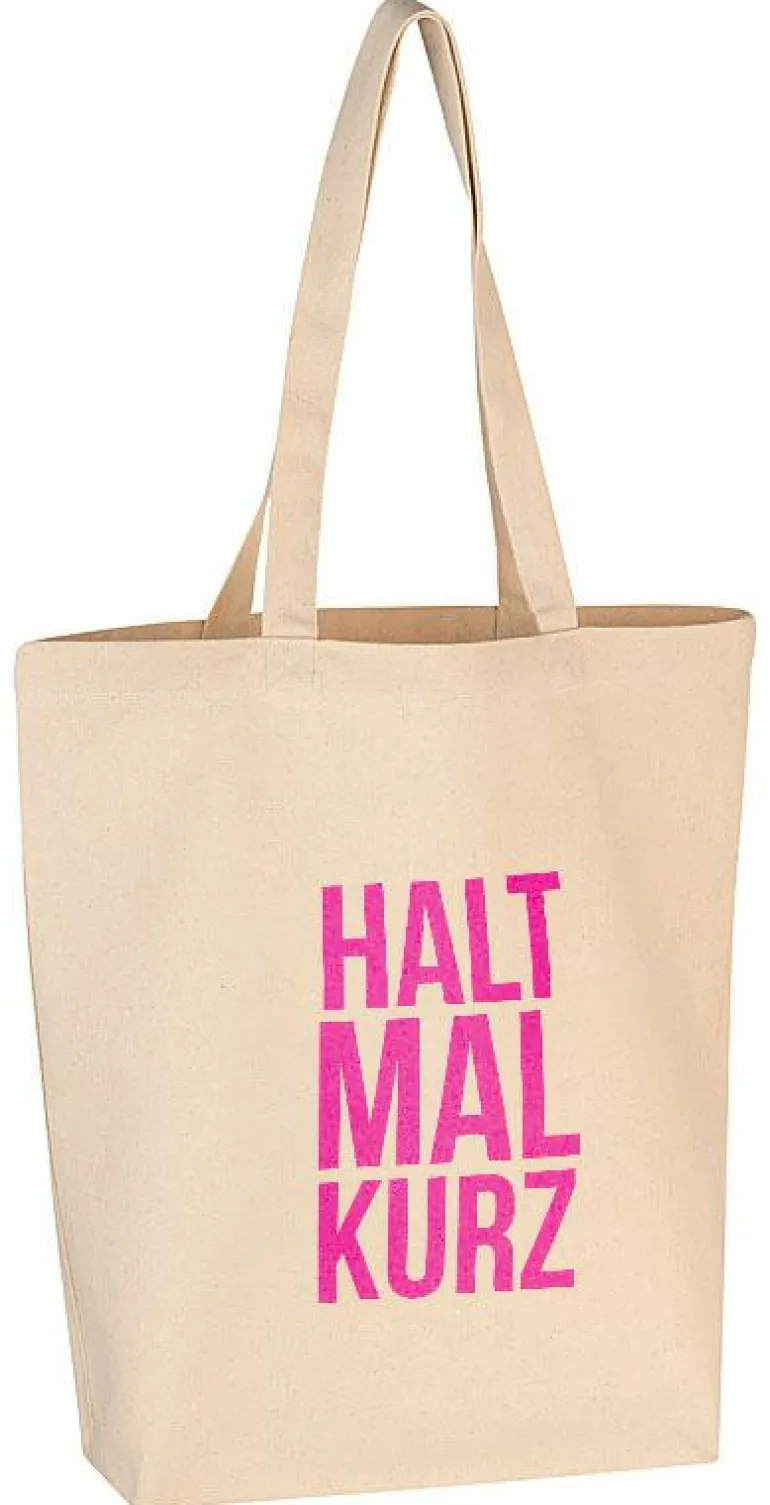 Baumwolltasche "Halt mal kurz" 40x39x9cm