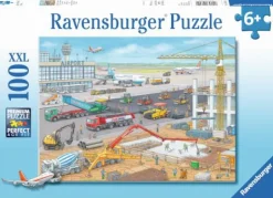 Baustelle am Flughafen - Puzzle 100 Teile