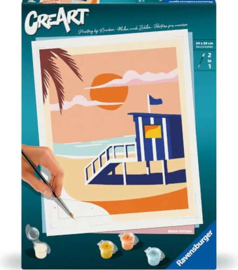 Beach Cottage - Malen nach Zahlen