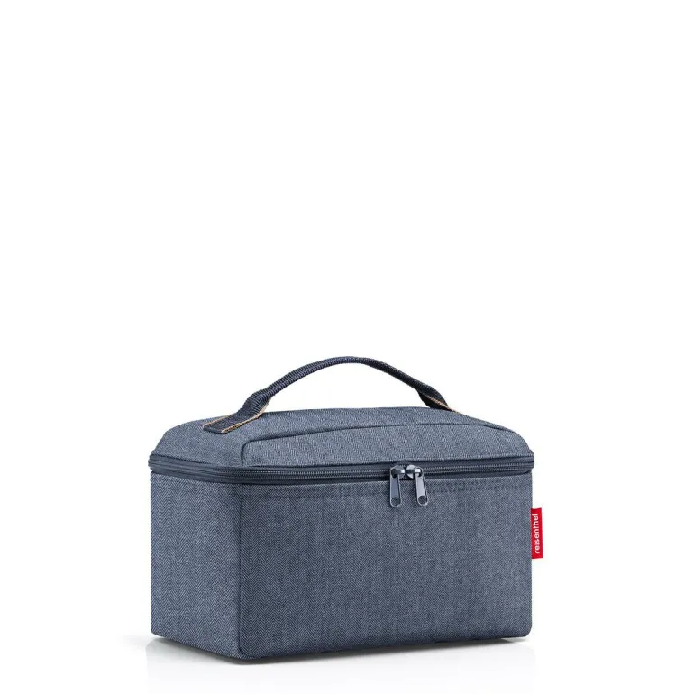 Beautycase Herringbone Dark Blue Kosmetiktasche