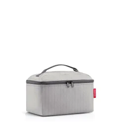 Beautycase Herringbone Grey Kosmetiktasche