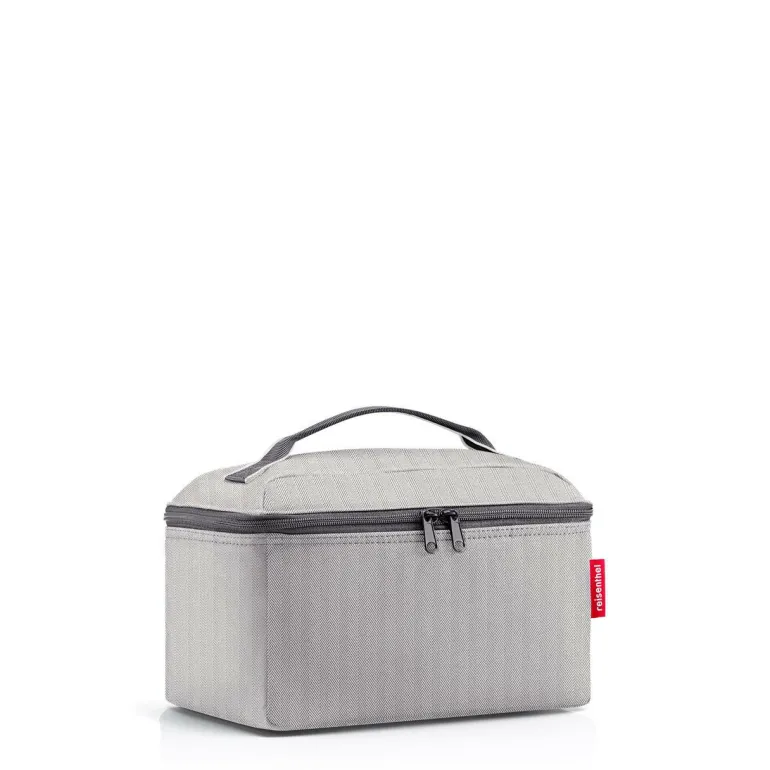 Beautycase Herringbone Grey Kosmetiktasche