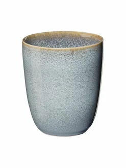 Becher, denim D. 8,5 cm, H. 9,5 cm, 0,25 l.