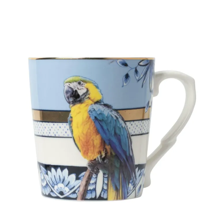Becher mandala parrot