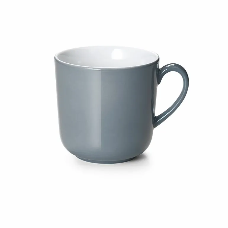 Becher mit Henkel 0,45 l Grau Solid Color