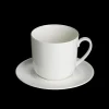 Becher Untertasse 0,32 l Classic Weiss Fine Bone C