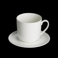 Becher Untertasse 0,32 l Classic Weiss Fine Bone C
