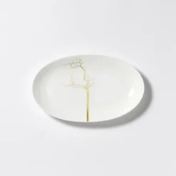 Beilage oval 24 cm Golden Forest Fine Bone China