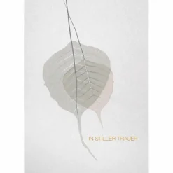 Beileidskarte „In stiller Trauer"