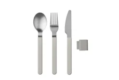 Besteckset Silueta 3-teilig - Nordic White