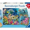 Bezaubernde Unterwasserwelt - Puzzle 3x49 Teile