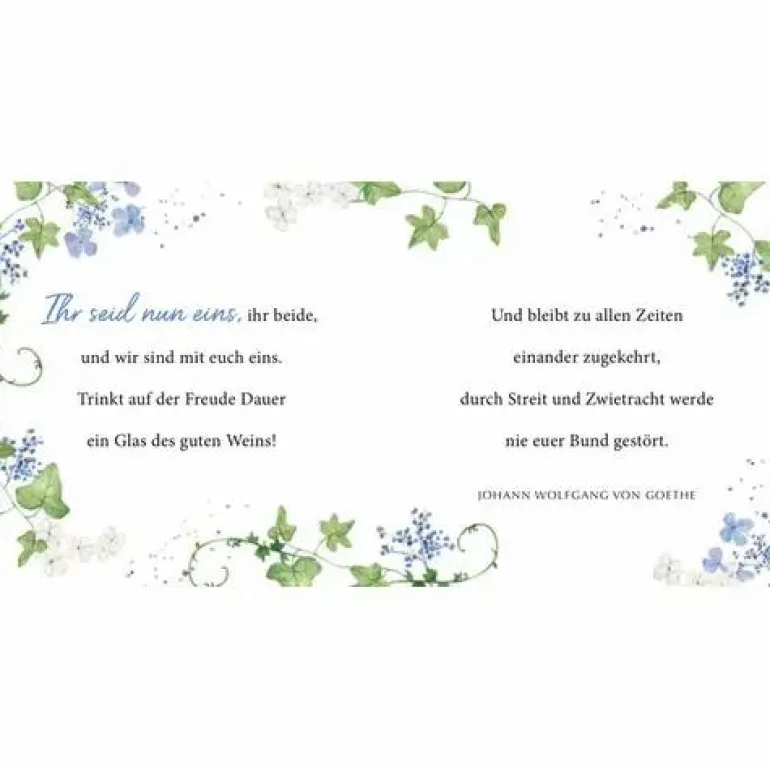 BiblioPhilia: Zur Hochzeit die besten Wünsche