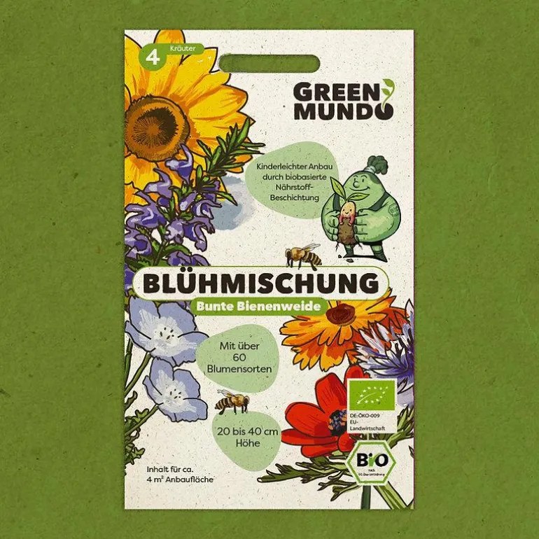 BIO-Saatgut Blühmischung Bunte Bienenweide