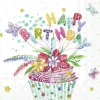 BIRTHDAY CUPCAKE Lunch-Servietten L 954800