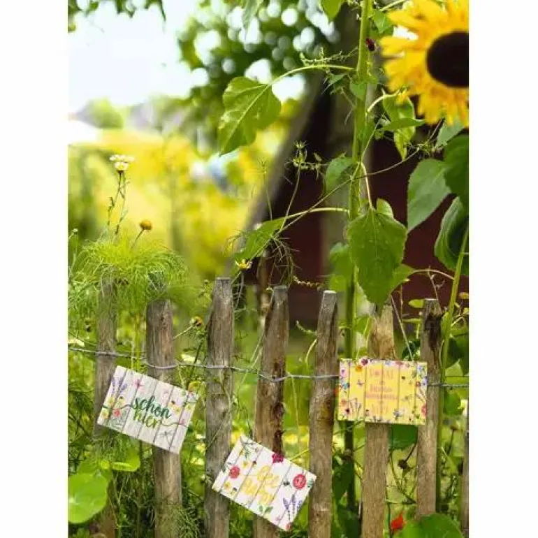 Blatt & Blüte - Dekoschild