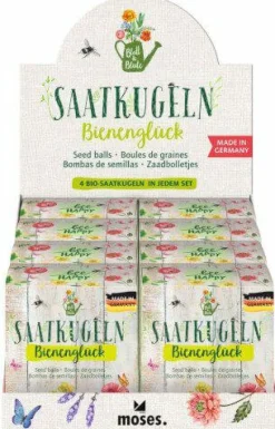 Blatt & Blüte - 4er Saatkugeln Bienenglück