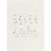 Blütenhochzeitskarte „Alles Liebe", weiß