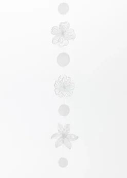Blütenkette „Silhouetten", L.116cm