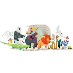 Bodenpuzzle: Tierparade, 36 Teile