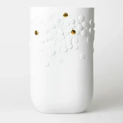 Bodenvase „Goldener Punkt", 31x20x50cm