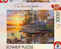 Bootshaus mit Kanus - Puzzle 1000 Teile