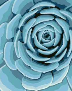 Botanical Blue - Malen nach Zahlen