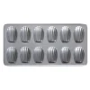 Bärentatzen / Madeleines 40 x 20 cm Silber