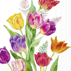 BRIGHT TULIPS Lunch-Servietten L1032100