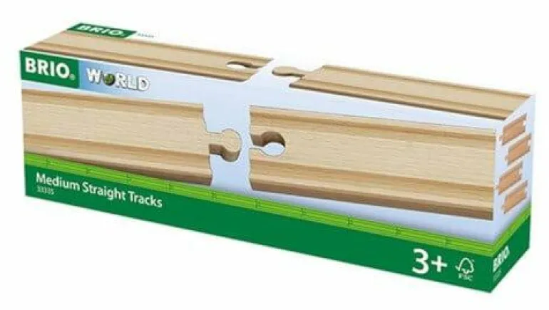 BRIO® 2/3 Gerade Gleise (A) 33335