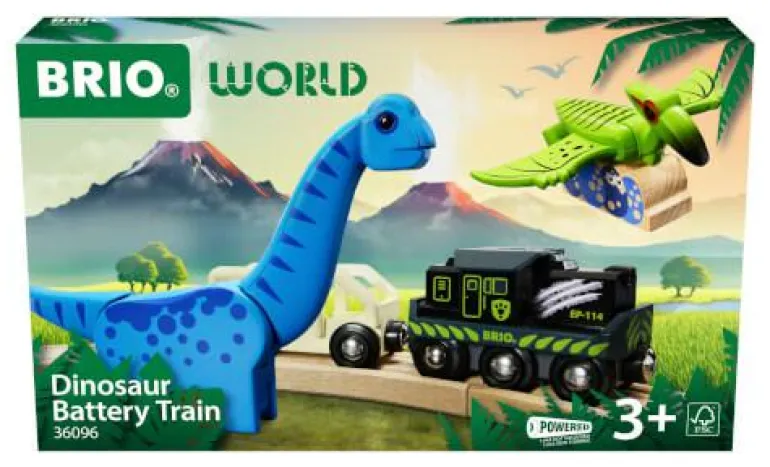 BRIO® Dinosaurier Batteriezug RW Battery Function