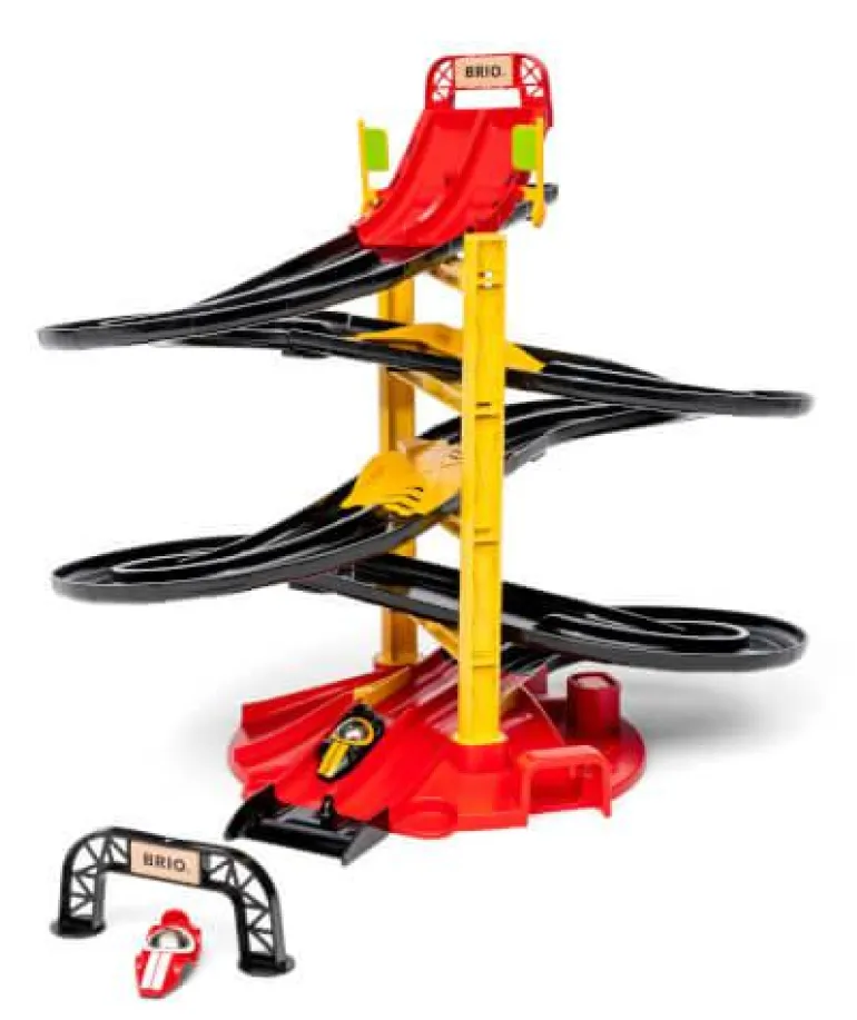 BRIO® Rennbahn-Turm mit zwei Rennwagen 30550