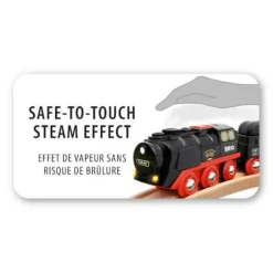 BRIO® World Batterie-Dampflok mit Wassertank 33884