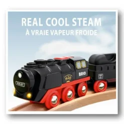BRIO® World Batterie-Dampflok mit Wassertank 33884