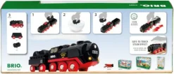 BRIO® World Batterie-Dampflok mit Wassertank 33884