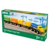 BRIO® World Three-Wagon Cargo Train 33982