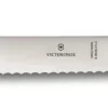 Brotmesser 21cm pink Wellenschliff